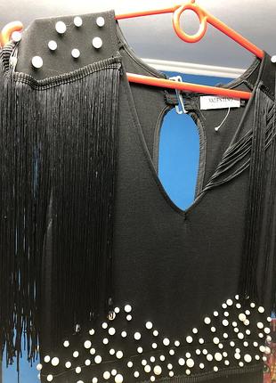 Поаття чорне з перлами 4