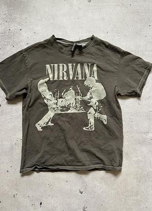 Жіноча футболка мерч nirvana