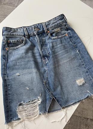 Спідниця міні джинсова denim 2