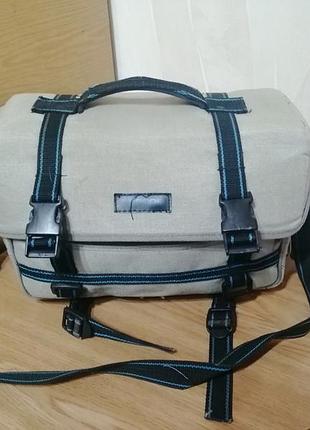 Сумка для фото і відеокамери, carena з багатьма кишенями