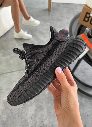 Кроссовки adidas yeezy 350 black reflective