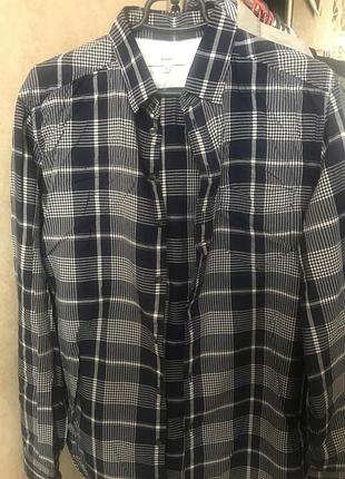 Стильна  легка кежуал чоловіча рубашка в клітинку бренду diesel
