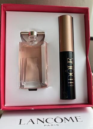 Lancome indole le parfum набор ( парфюмированная вода 5 ml + тушь mascara 2.5 ml)