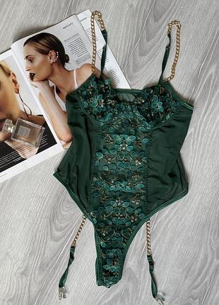 Боді зелене с-м