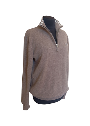 Зип свитер из шерсти