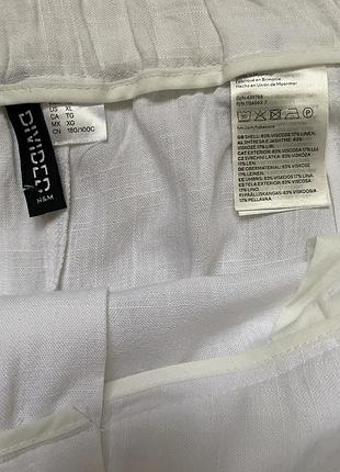 Брюки віскоза -льон h&m 6
