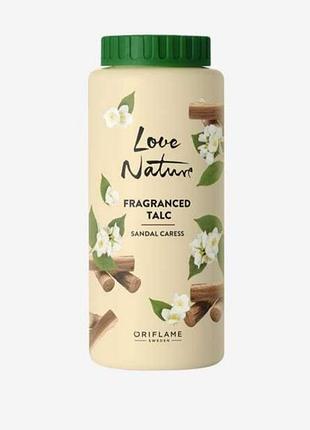 Тальки для тела, парфюмированные, love nature
