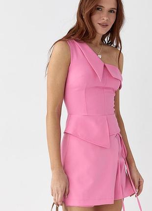 Блузка без рукавів із відкритим плечем