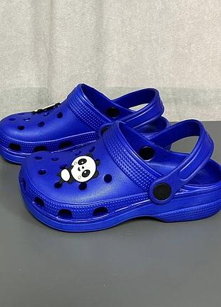 Кроксы синие
