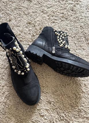 Черевики ботинки натуральні