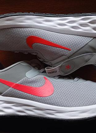Кроссовки nike revolution 6 flyease next nature оригинал размер 47.5 серые