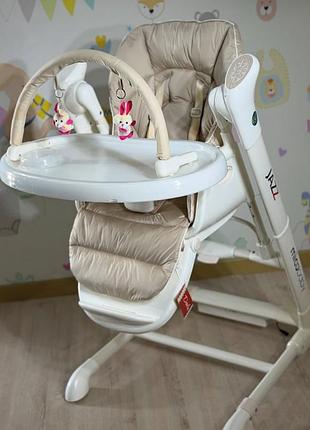 Стільчик для годування стілець-гойдалка miobaby jazz
