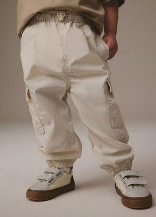 Стильні легкі літні штани-карго для хлопчика next англія