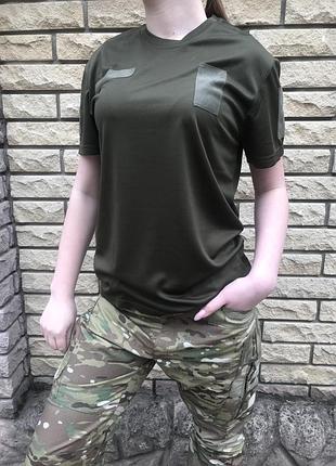 Футболка coolmax олива