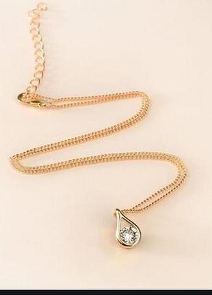 Цепочка с хрусталем swarovski