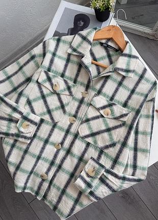 Картата сорочка zara в клітинку