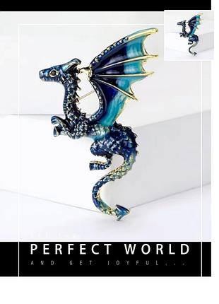 Гарна брошка дракон 🐉 дракончик дракона(красивая брошь дракон драконы)