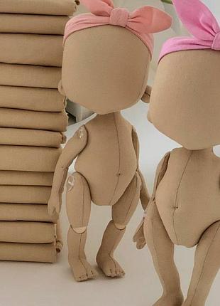 Ткань хлопок для тела куклы легкий загар,размер 50см/40см