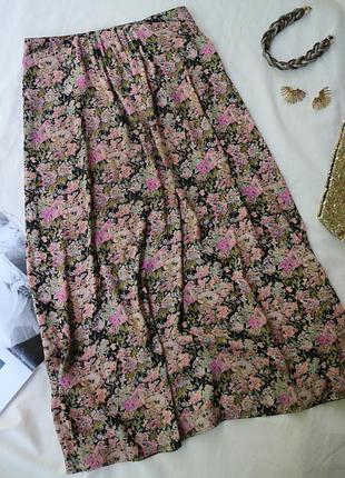 Брендова спідниця максі в актуальному квітковому принті бохо