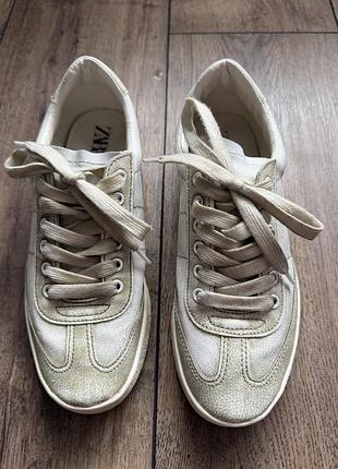 Кеды zara в стиле golden goose