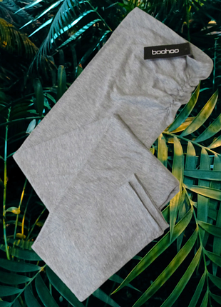 Boohoo вискозные летние лосины меланж большого размера