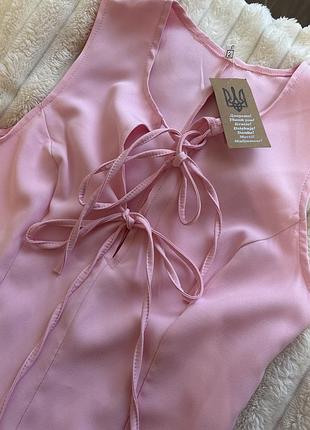Трендова сукня , супер на літо , гарний ніжний колір, розмір м з біркою ,
