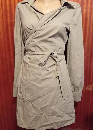 Платье на запах рубашка ска