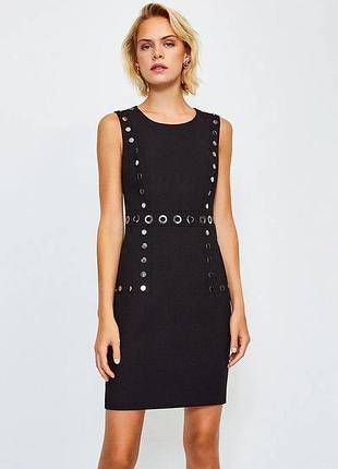 Новое платье karen millen прямого кроя с деталями люверсов