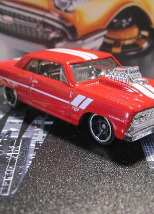 Машинка hot wheels'64 chevy chevelle ss