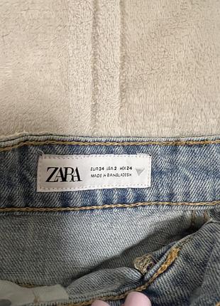 Шорти джинсові zara 34 розмір2 фото