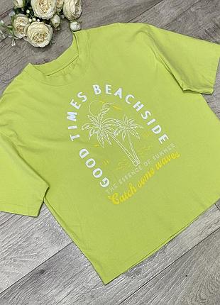 Яркая оверсайз футболка tu, р.xs-s