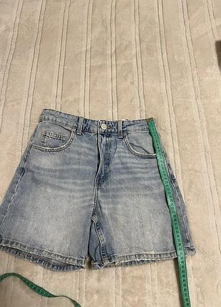 Шорти джинсові zara 34 розмір6 фото