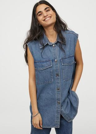 Жилет джинсовий жіночий h&m