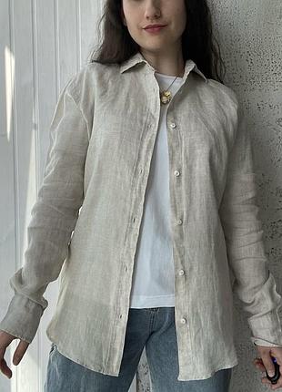 Лляна сорочка zara