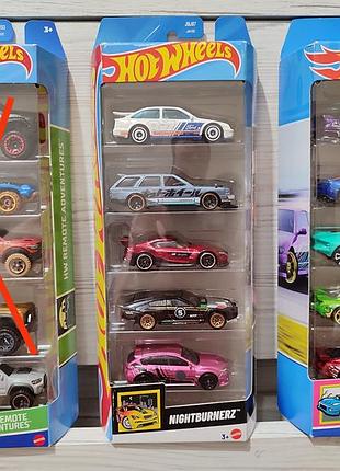 Новый набор машинок hot wtoday 5 pack оригинал из сша! 5 штук