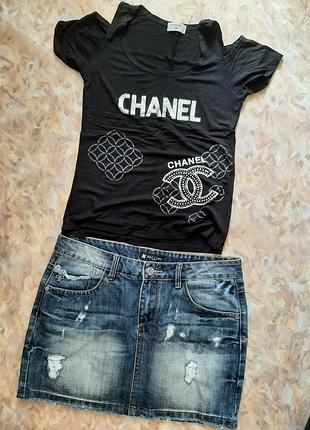 Юбка джинсовая