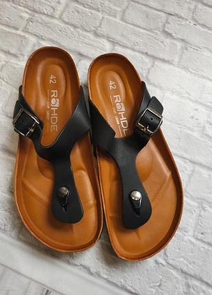 Шлепанцы, вьетнамки кожаные!!