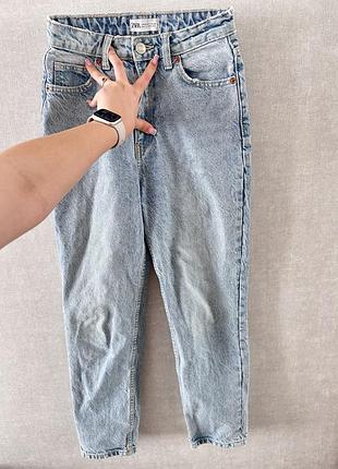 Штани джинси світлі мом mom