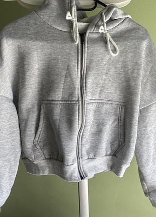 Кофта укорочена жіноча на замку