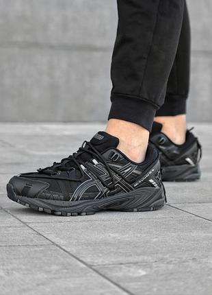 Чоловічі спортивні кросівки asics чорні | кросівки asics gel kahana tr v2