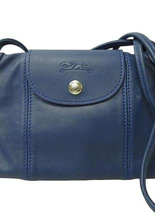 Кожаная сумка  longchamp