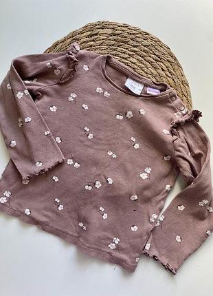 Кофта у рубчик zara для дівчинки