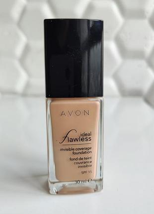 Тональная основа эйвон avon shell ideal flawless