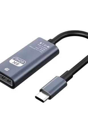 Адаптер преобразователь конвертер type-c - displayport 8k 60hz dpconvert