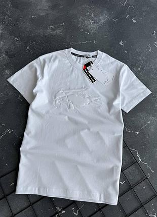 Біла футболка lacoste💣