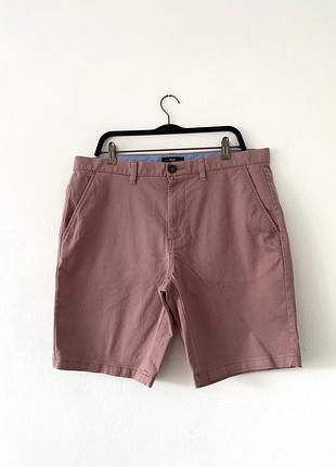 Розовые мужские шорты чинос f&amp;f
