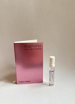 Calvin klein euphoria eau de toilette туалетна вода пробник