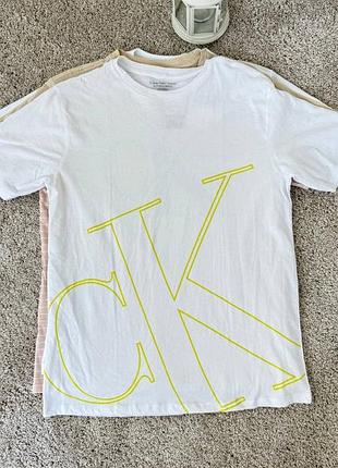 Calvin klein, футболка унисекс, оригинал, хлопок, новая с бирками.