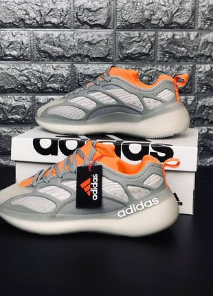 Мужские кроссовки adidas серые летние спортивные кросовки адидас чоловічі літні кросівки адідас