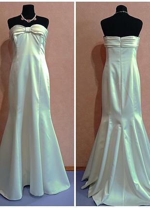 Оригинальное свадебное, выпускное платье, badgley mischka (сша).